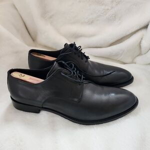 Classic Black Leather Dress Shoes